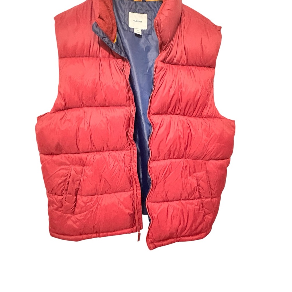 Old Navy Red Puffer Vest